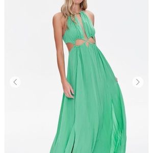 Green formal dress